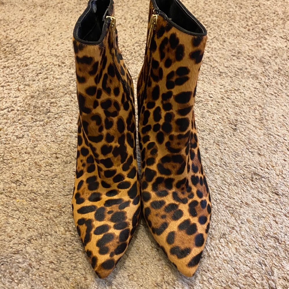 Vince Camuto Leopard Booties
